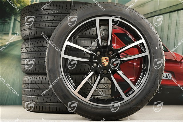 20-inch Cayenne Coupé Sport summer wheel set, rims 9J x 20 ET50 + 10,5J x 20 ET55 + NEW Pirelli P Zero summer tyres 275/45 R20 + 305/40 R20, with TPMS