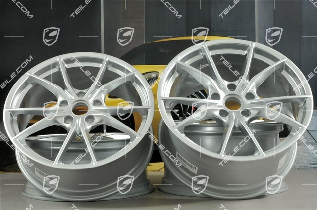 20" Felgensatz Carrera S IV, 8J x 20 ET57 + 10J x 20 ET45, Brilliantchromlack