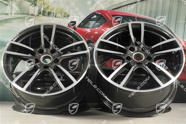20" komplet felg Cayenne Sport, 10,5J x 20 ET64 + 9J x 20 ET50,