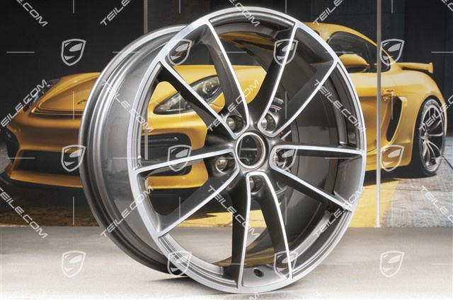 20" Felga Carrera Classic, 8,5J x 20 ET53, Titan