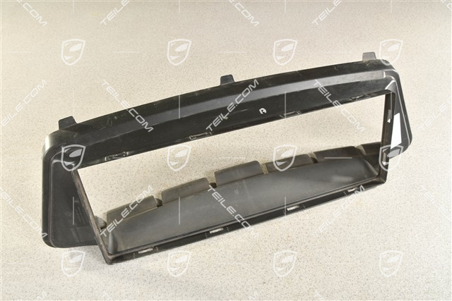 Air guide / duct centre, Black matte / GT3