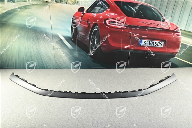 Front bumper spoiler / lower part trim, Black