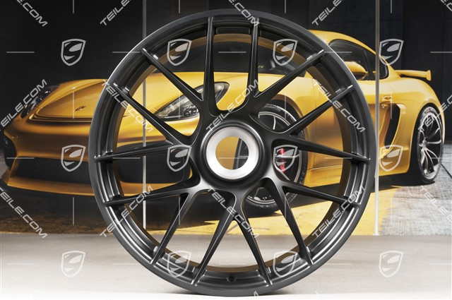 20" Felge Turbo Sport III, Zentralverschluss, 9J x 20 ET51, schwarz seidenmatt