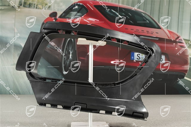 GT2RS, Bracket / Frame Support, Rear Bumper, Black matte, R