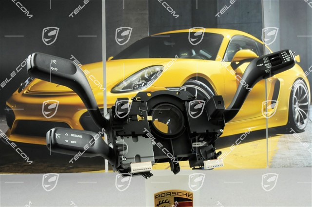 Steering column switch with cruise control and headlight cleaning system, without voice control