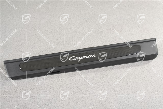 Blenden/Einstiegleisten, mit Beleuchtung, Carbon, "Cayman", Satz, L+R
