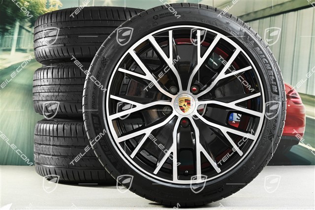 20-inch Turbo S Aero Design summer wheel set, rims 9J x 20 ET54 + 11J x 20 ET60, Michelin summer tyres 245/45 R20 + 285/40 R20