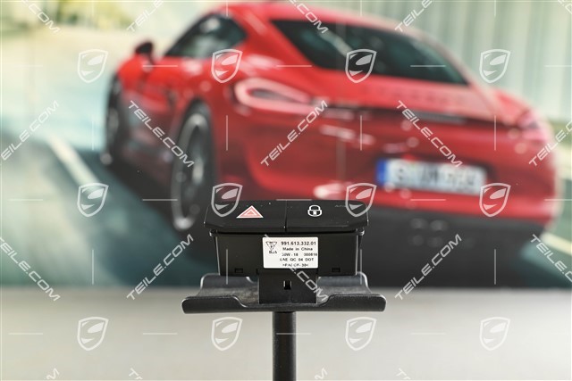 Hazard and central locking system switch