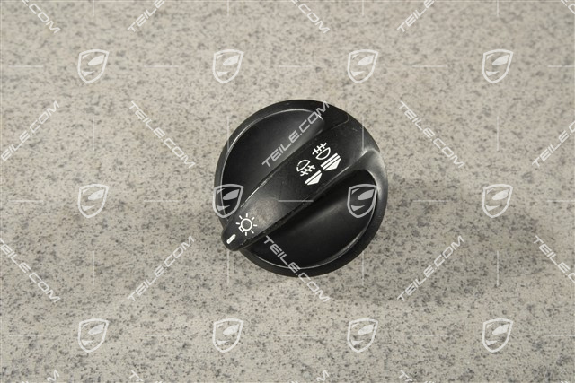 Headlight switch knob, matt black
