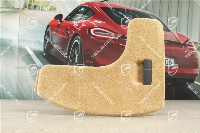 Deckel, Seitenwandverkleidung, Teppich / Perlvelours, Sandbeige, R