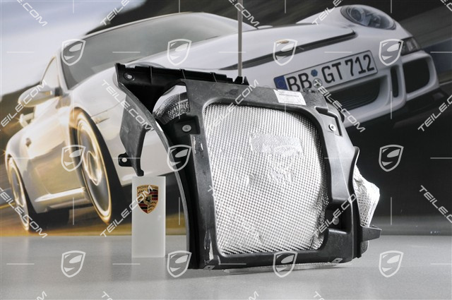 Retaining frame, incl. heat shield, L Retaining frame, incl. heat shield, L