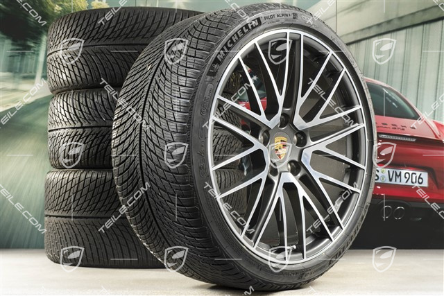 20/21-inch Turbo V winter wheel set, wheel rims 8,5J x 20 ET40 + 11J x 21 ET66 + Michelin winter tyres 245/35 R20 + 305/30 R21