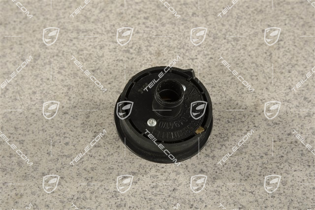 Headlight switch knob, glossy black