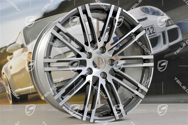 21-inch Felge Turbo III, facelift, 10J x 21 ET50, Titanium