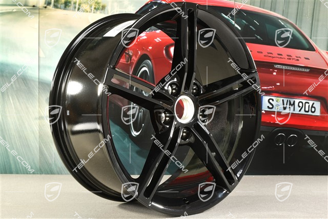 21" Felge Mission E Design, 9,5J x 21 ET60, Tiefschwarz Metallic