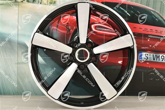 21" Felga Carrera Exclusive, 12J x 21 ET70, czarny wysoki połysk
