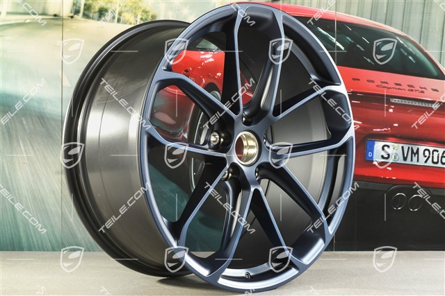 22" GT Felgensatz, Felgen 10,5J x 22 ET49 + 11,5J x 22 ET52, tiefseeblau perleffect