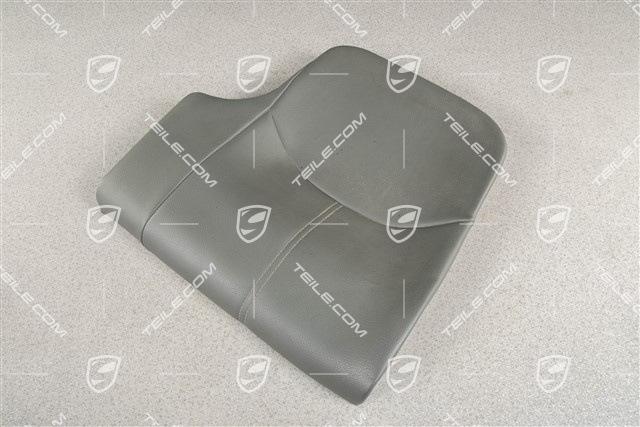 Back seat lower / cushion, Coupe/Targa, Leatherette, Stone grey, R