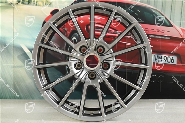 20" felga Panamera Sport, 9,5J x 20 ET65, platinum satynowy półmat
