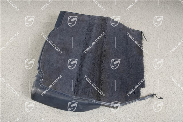 Back seat backrest, rear, leatherette, night blue, cabrio, L