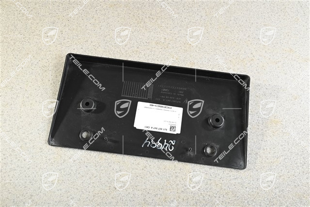 Rear bumper number / Licence plate support, Japan
