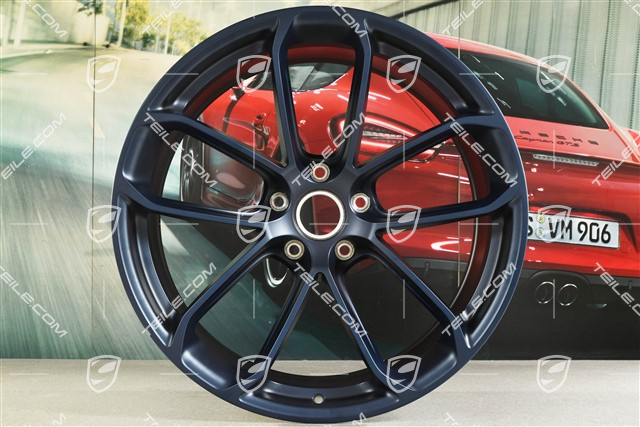 22" Felge GT, Heck, 11,5J x 22 ET52, tiefseeblau perleffekt