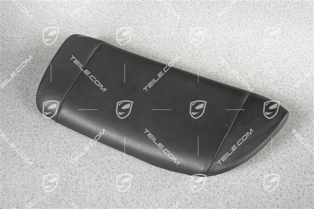 Lordosenstütze / Mittelteil, Leder, Schwarz, Cabrio, R