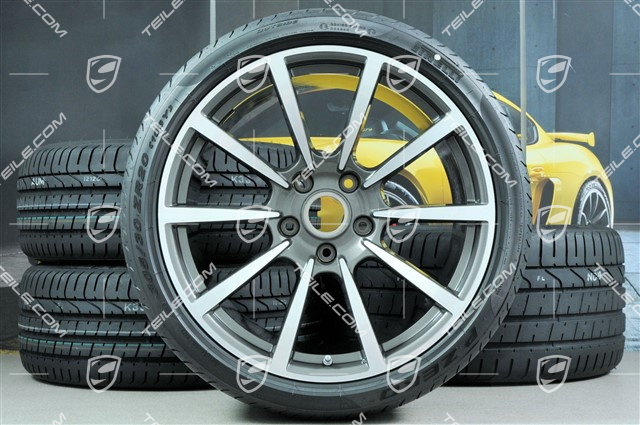 20-inch summer wheels set Carrera Classic II, rims 8,5J x 20 ET49 + 11,5J x 20 ET56 + NEW summer tyres 245/35 R20 + 305/30 R20