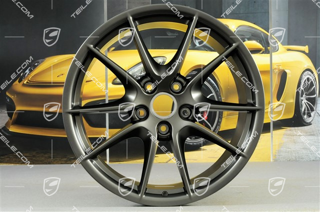 20" Felga, Carrera S III, platynowy-satynowy mat (Platinum-Seidenmatt), 9,5J x 20 ET45