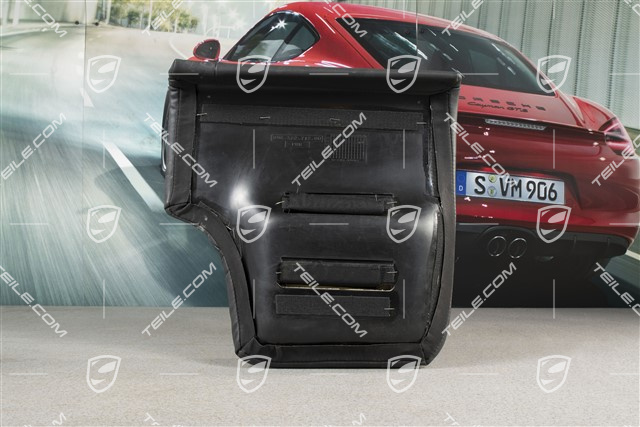 Notsitzkissen, Coupe/Targa, Kunstleder, Schwarz, R