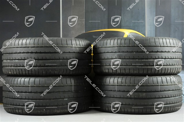21-inch summer wheels set Turbo III, rims 10J x 21 ET50 + Yokohama summer tyres 295/35 R21, with TPMS