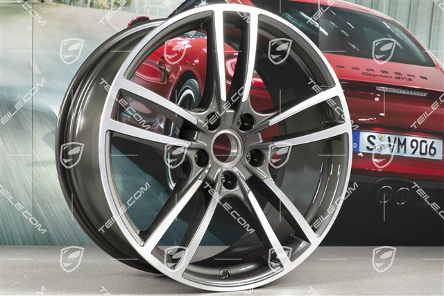 21" Felga Cayenne Turbo, 9,5J x 21 ET46, Titanium