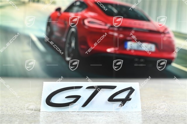 Badge / Emblem GT4, Black