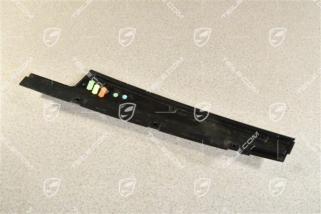 B-pillar outer cover, Front, Black, L