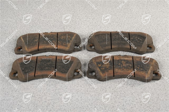 Bremsbelag-Reparatursatz, PCCB, 991.2 C2/C2S/C4/C4S 2016- / 991 Turbo 2014-, Vorderachse, L+R