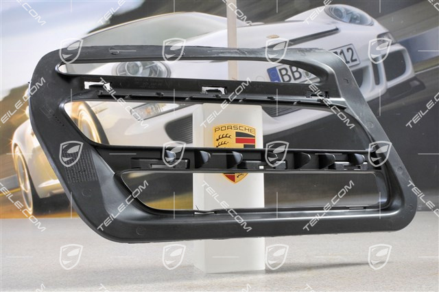 Frame air exhaust, black, L Frame air exhaust, black, L