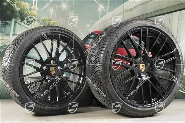 20/21-inch Turbo V winter wheel set, wheel rims 8,5J x 20 ET40 + 11J x 21 ET66 + winter tyres 245/35 R20 + 305/30 R21