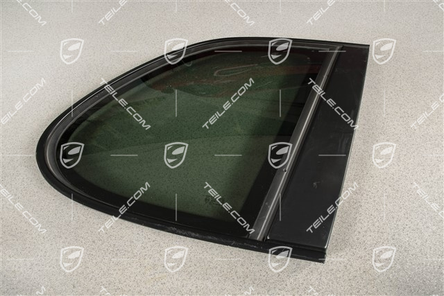 Side window, tinted, Aluminium package, Black, R
