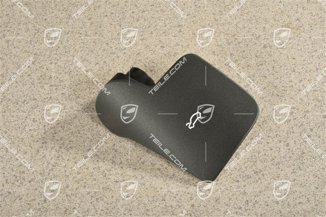 Actuating lever, Black RHD
