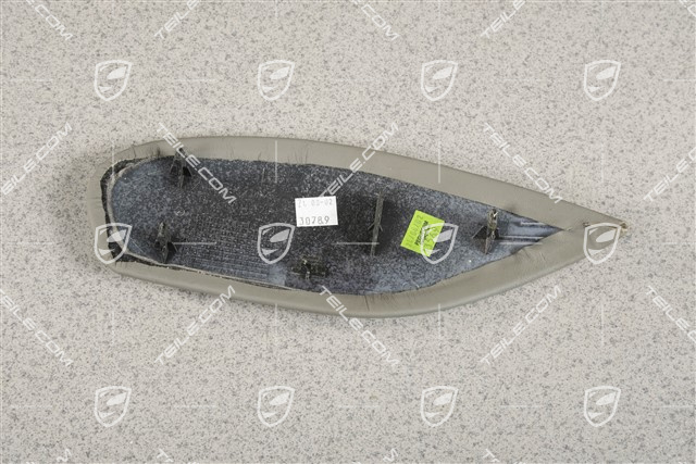 Mittelkonsole, Blende, Leder, seitlich, Graffitigrau, L