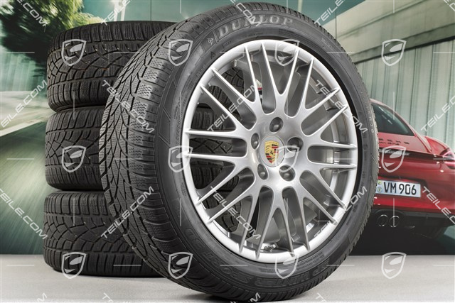 20-inch RS Spyder winter wheel set, wheel rims 9J x 20 ET 57 + Dunlop SP Winter Sport 3D tyres 275/45 R20, with TPMS