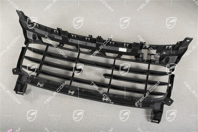 GTS Front bumper Grille centre, with ACC, Satin black