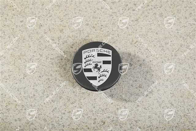 Central locking wheel cap, GT3, Black matte