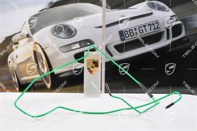 Air tube, green, front, R Air tube, green, front, R