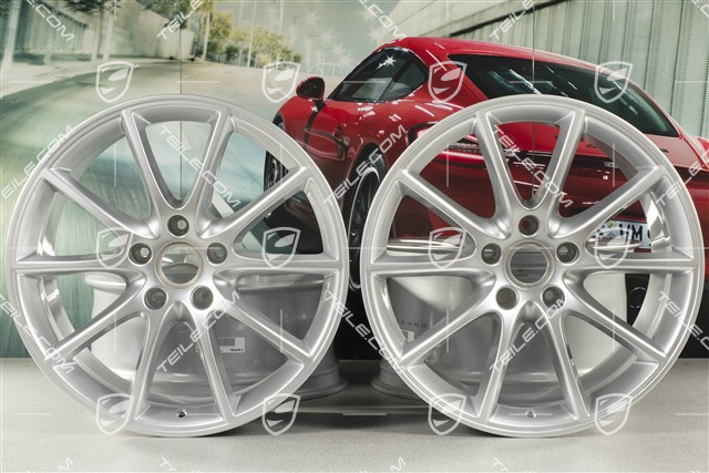 20-inch Cayenne COUPE Design wheel rim set, 10,5J x 20 ET55 + 9J x 20 ET50