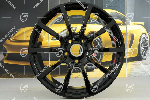 20" wheel Carrera Classic II, 11J x 20 ET70, black high gloss