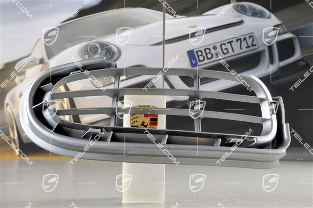 Bumper grille (grille frame), titanium metallic, Boxster S, L Bumper grille (grille frame), titanium metallic, Boxster S, L