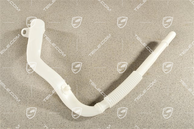Filler neck for windshield wash system reservoir / tank