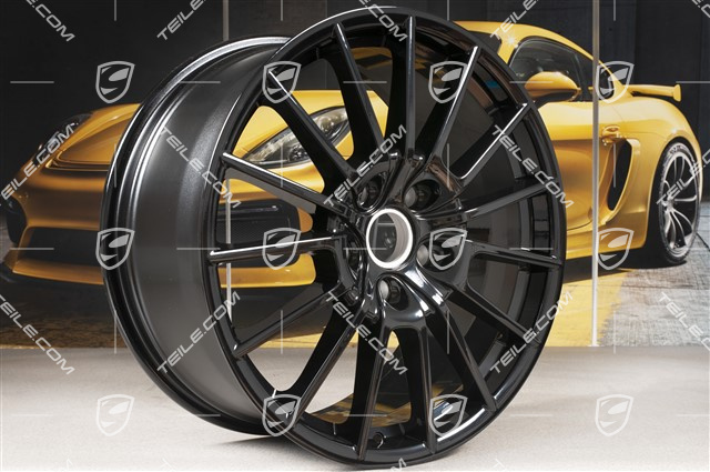 20" Felge Panamera Sport, 9,5J x 20 ET65, schwarz hochglanz