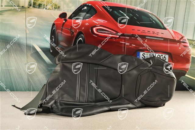 Coupe, Lehnenbezug, Leder, Schwarz, GTS, L